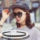 Colar Choker Feminino em Couro