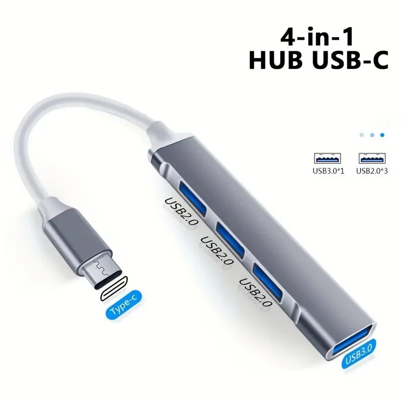 Hub USB 3.0 com 4 Portas