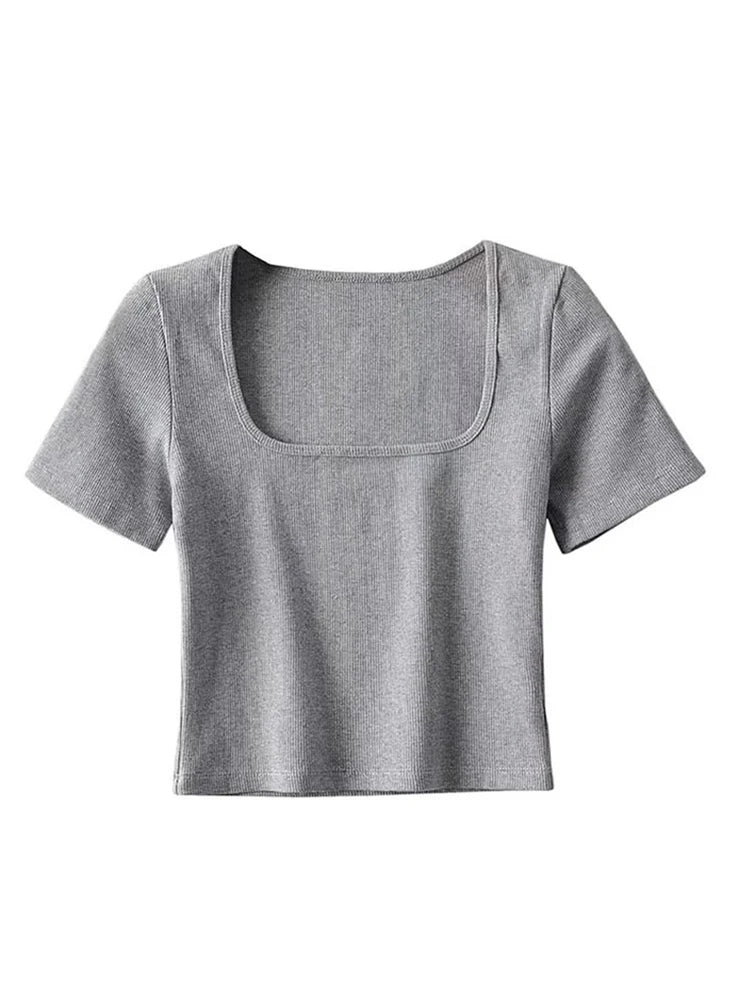 Blusa Decote Quadrado