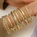 Conjunto pulseira Estilo Bangle