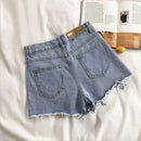 Shorts jeans cinta alta