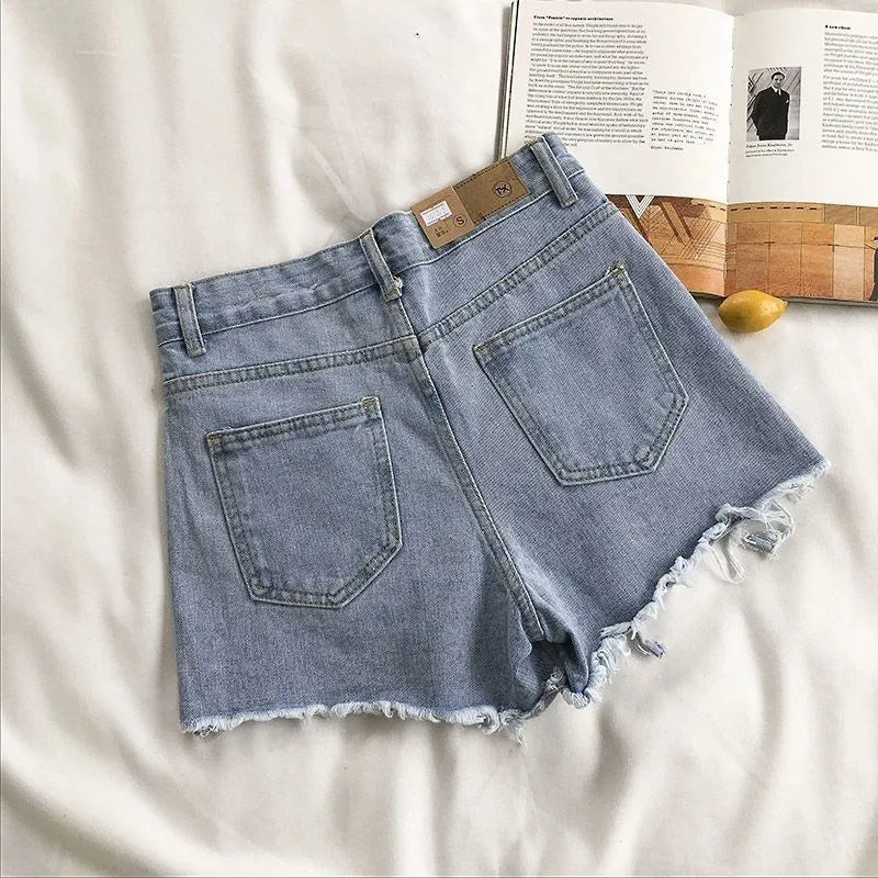Shorts jeans cinta alta