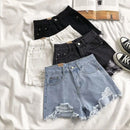 Shorts jeans cinta alta