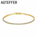 Bracelete em Prata com Cristal