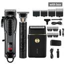 Máquina de Cortar Cabelo e Barba Profissional Recarregável