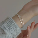 Pulseira minimalista geométrico