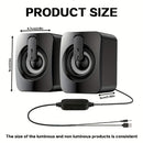 Caixas de Som Estéreo USB