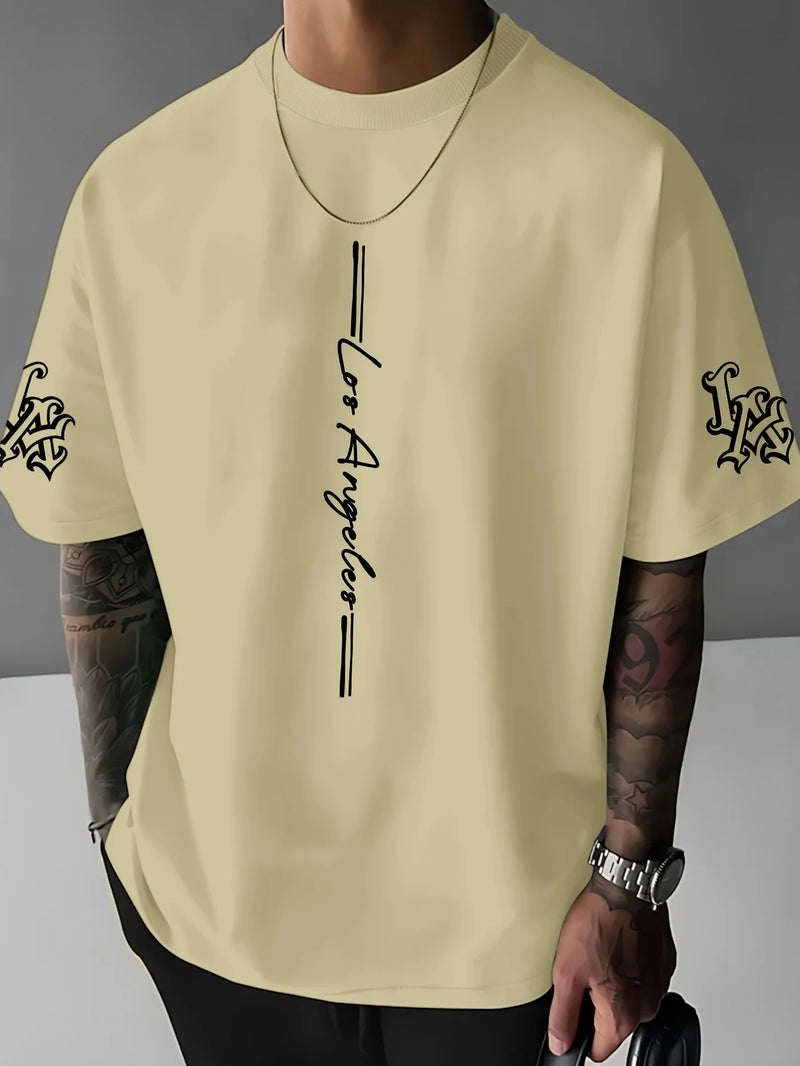 Camiseta Masculina Casual Estampada