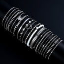 Conjunto de 19 peças de tornozeleiras