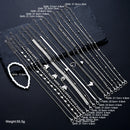 Conjunto de 19 peças de tornozeleiras