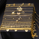 Conjunto de 18 peças de tornozeleiras boêmias