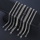 Conjunto de 8 pulseiras cubanas