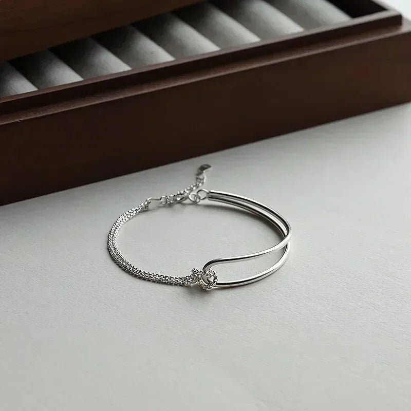 Pulseira minimalista geométrico