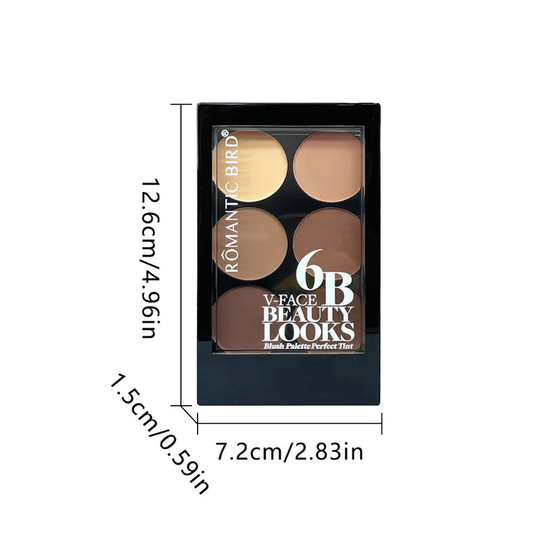 Paleta de pó iluminador e contorno