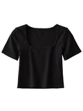 Blusa Decote Quadrado