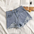 Shorts jeans cinta alta