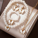 Conjunto de três peças - Colar, Brinco e Pulseira