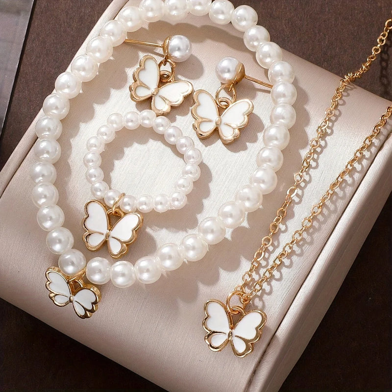 Conjunto de três peças - Colar, Brinco e Pulseira