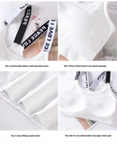 Top esportivo feminino respirável