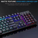 Teclado e Mouse Gamer com Luz Multicolor