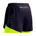 Shorts de corrida masculinos 2 em 1