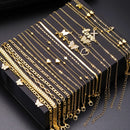 Conjunto de 18 peças de tornozeleiras boêmias