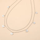 Corrente de cintura clássica retrô com borboletas