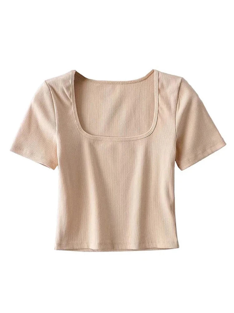 Blusa Decote Quadrado