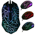 Teclado e Mouse Gamer com Luz Multicolor