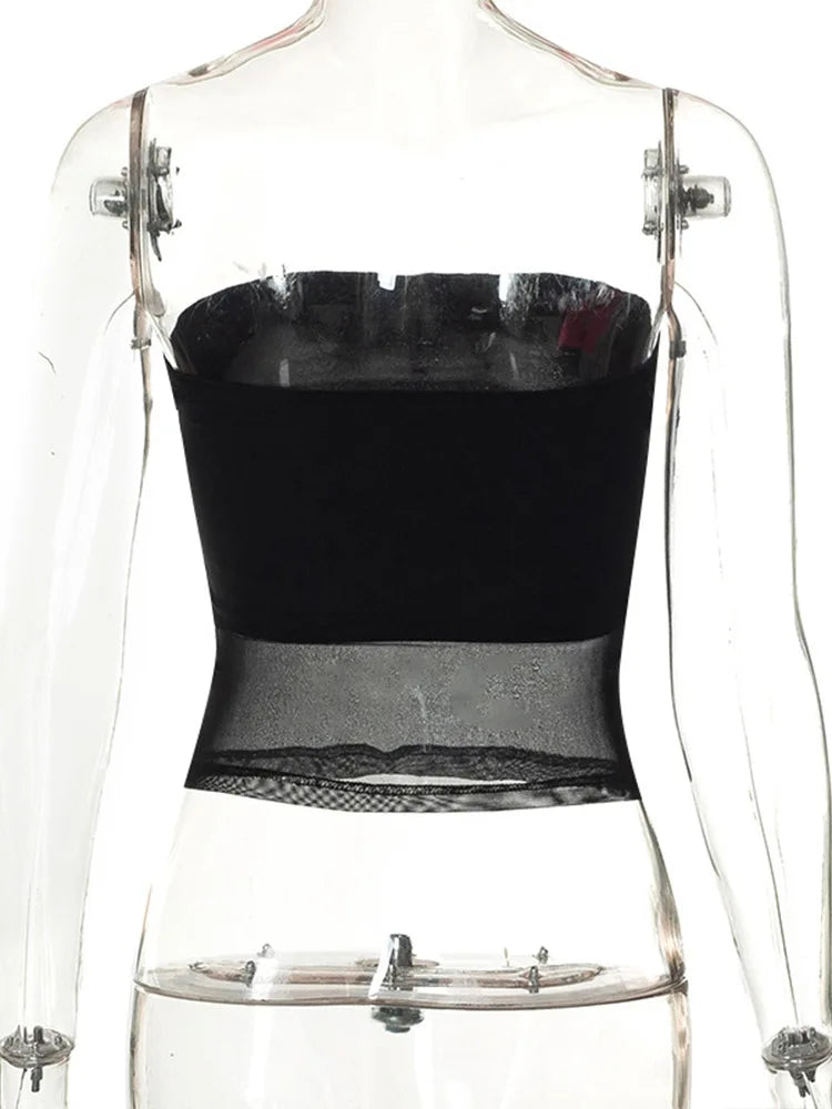 Cropped Feminino Patchwork