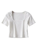 Blusa Feminina Gola Quadrada