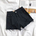 Shorts jeans cinta alta
