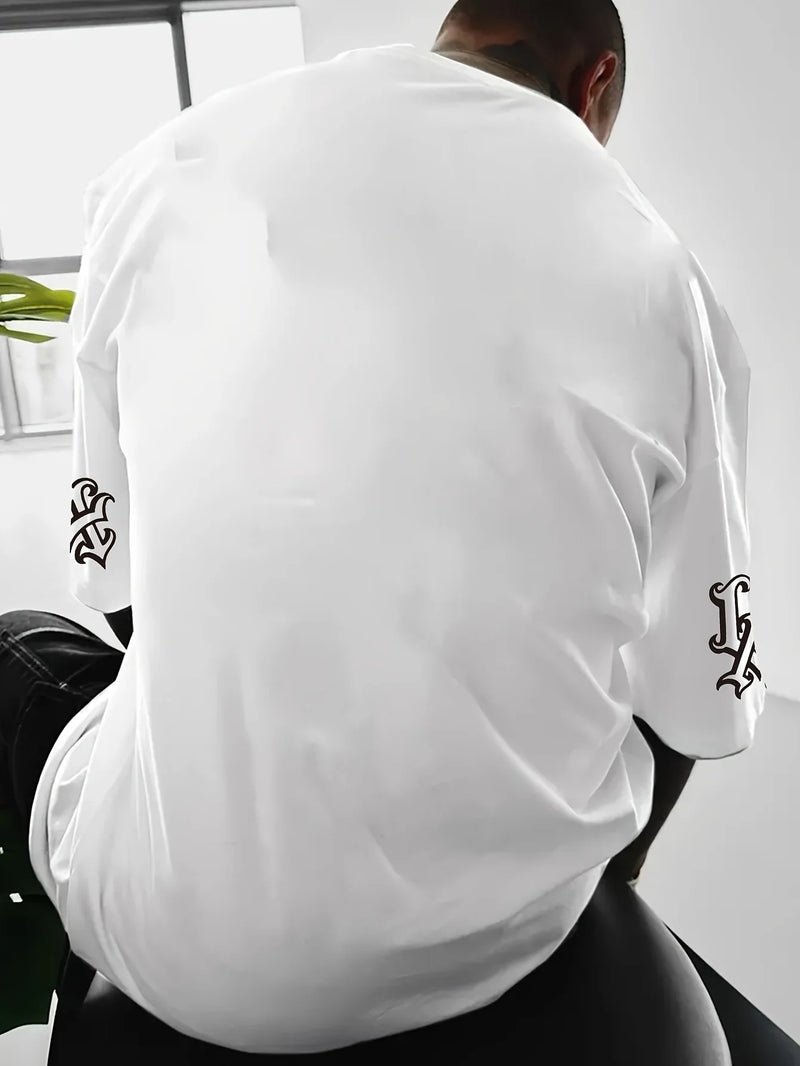 Camiseta Masculina Casual Estampada