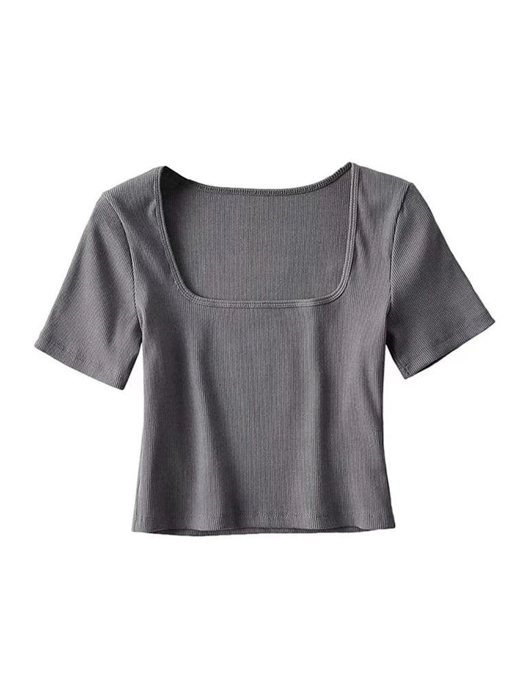 Blusa Decote Quadrado