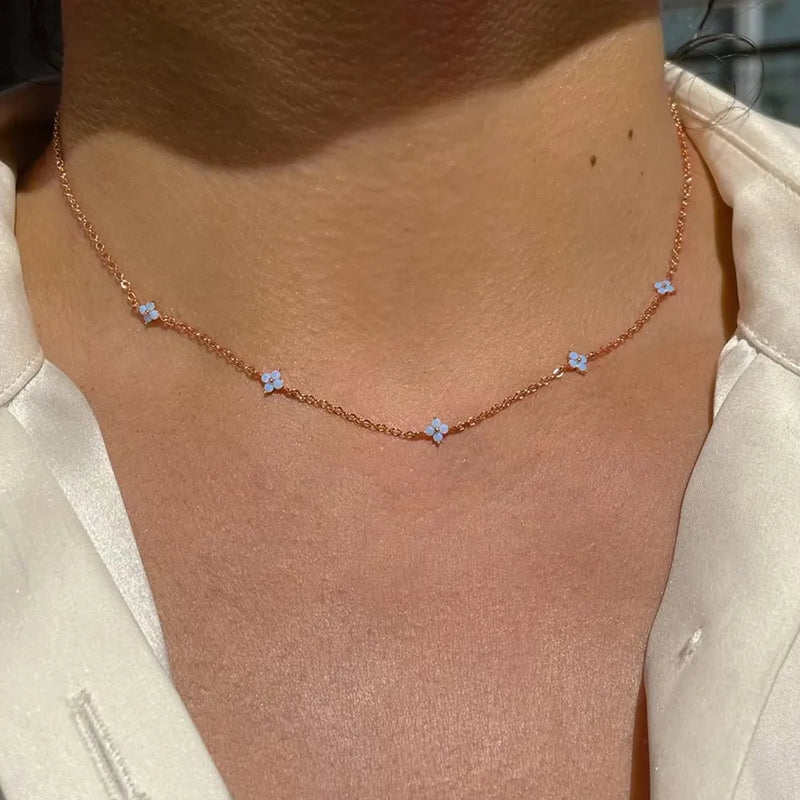 Colares de aço zircônia cúbica