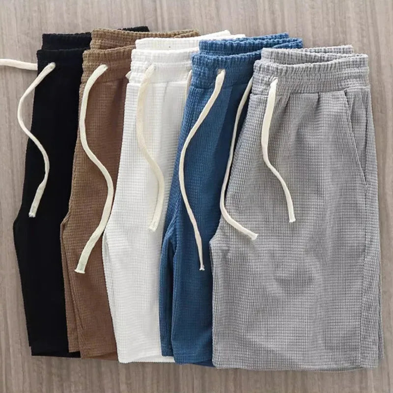 Shorts Masculino Casual em Poliéster –