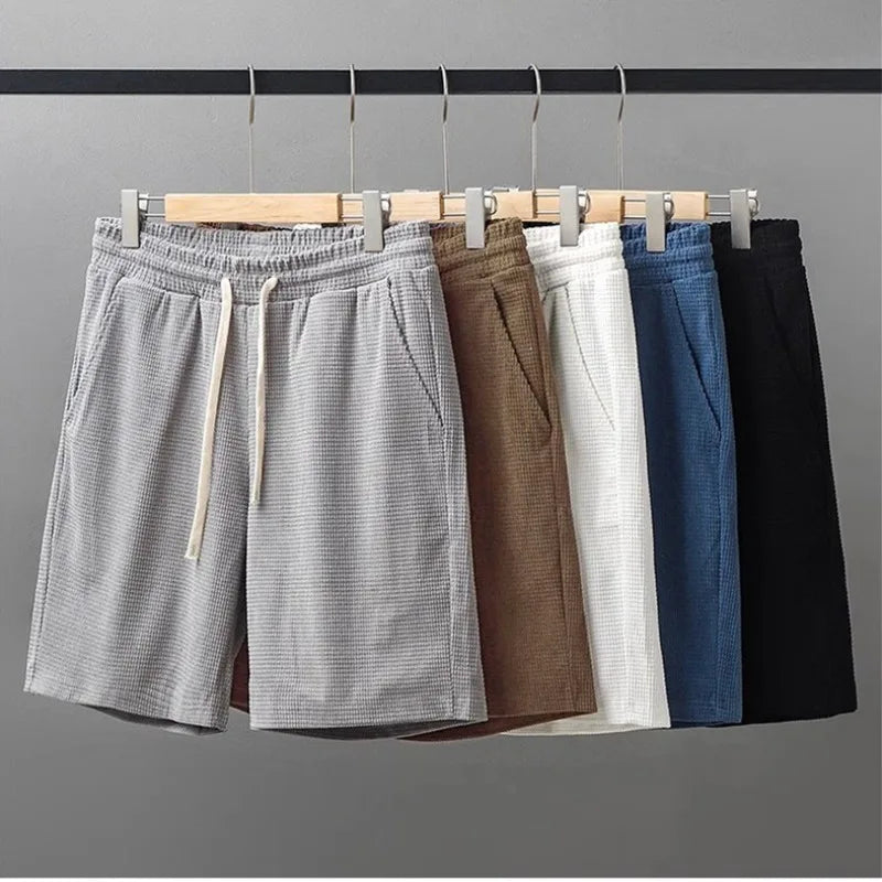 Shorts Masculino Casual em Poliéster –