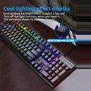 Teclado e Mouse Gamer com Luz Multicolor